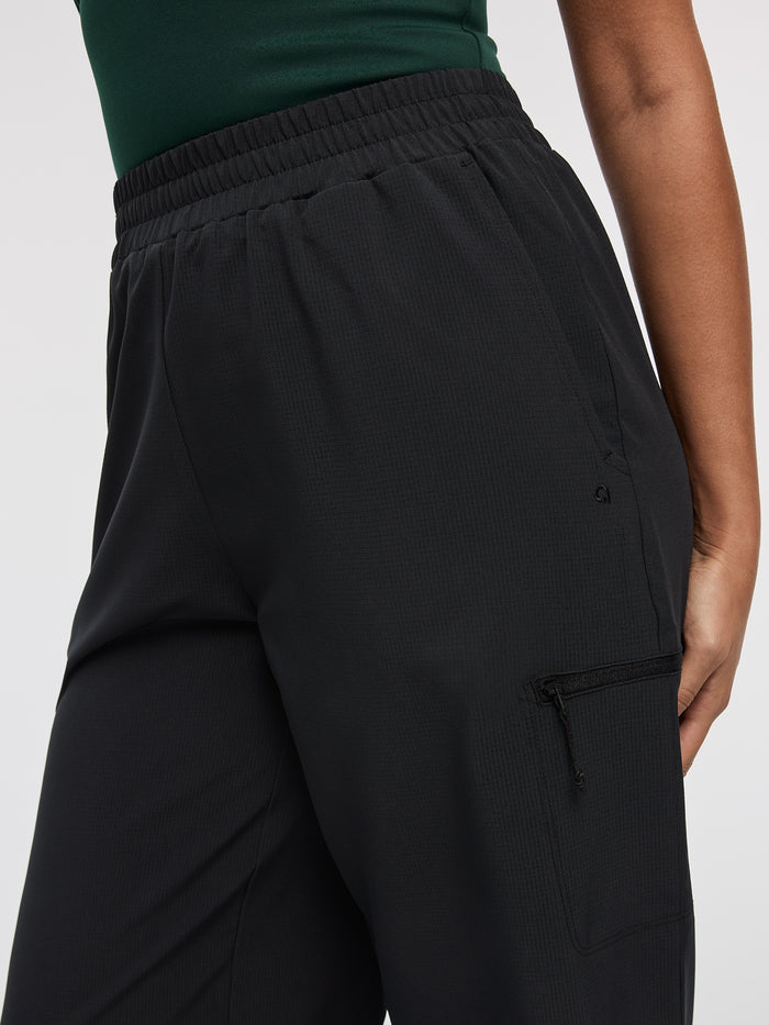 Wide-Leg High-Rise Cropped Pant - Hyba