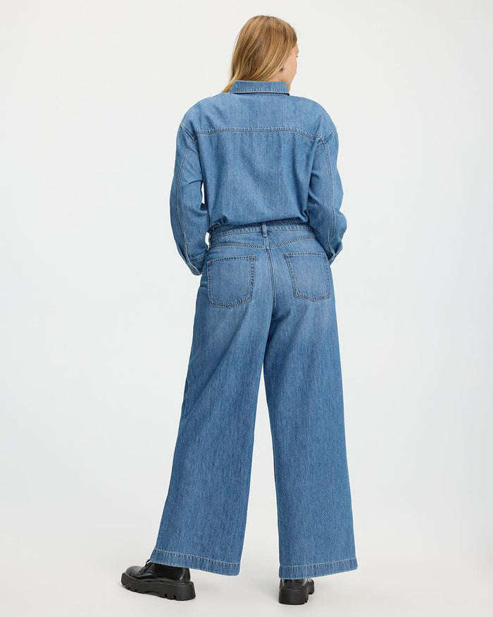 Wide-Leg High-Rise Jean - Curvy Fit