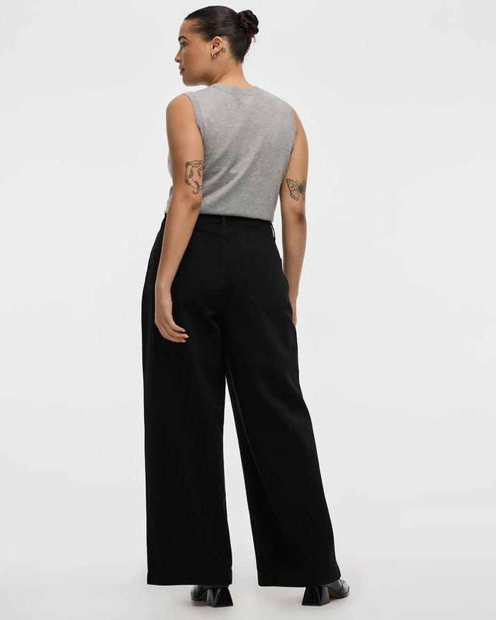 Wide-Leg High-Rise Jean - Curvy Fit
