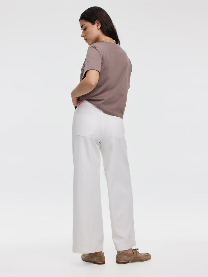 Wide-Leg High-Rise Jean