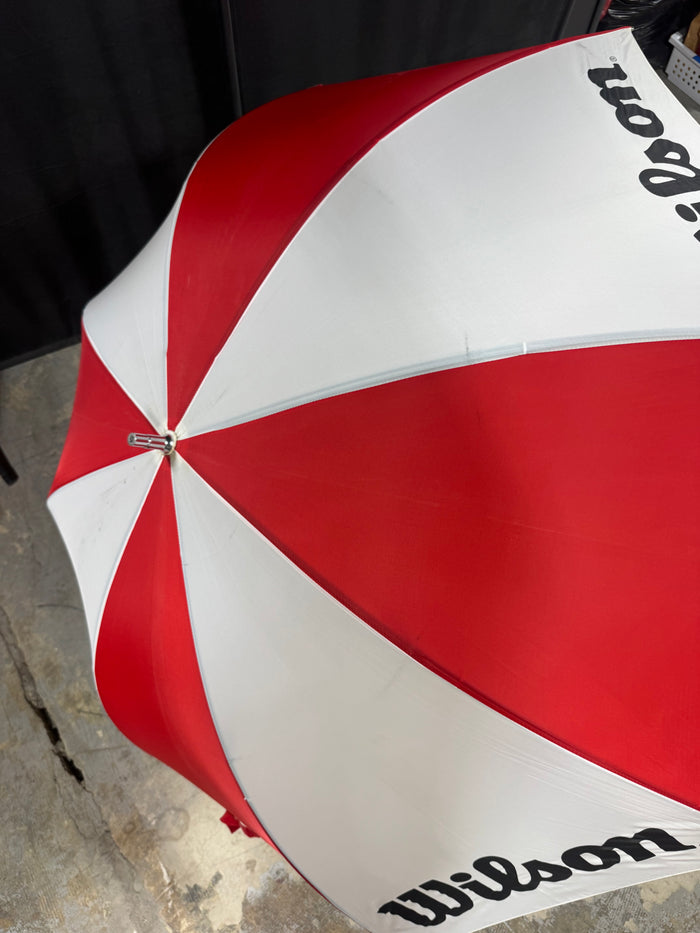 Wilson Red & White Golf Umbrella