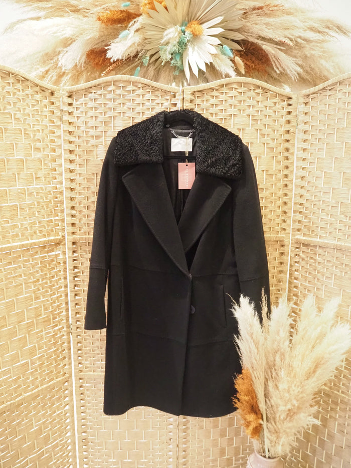 Windsmoor Black Wool/Cashmere Coat L
