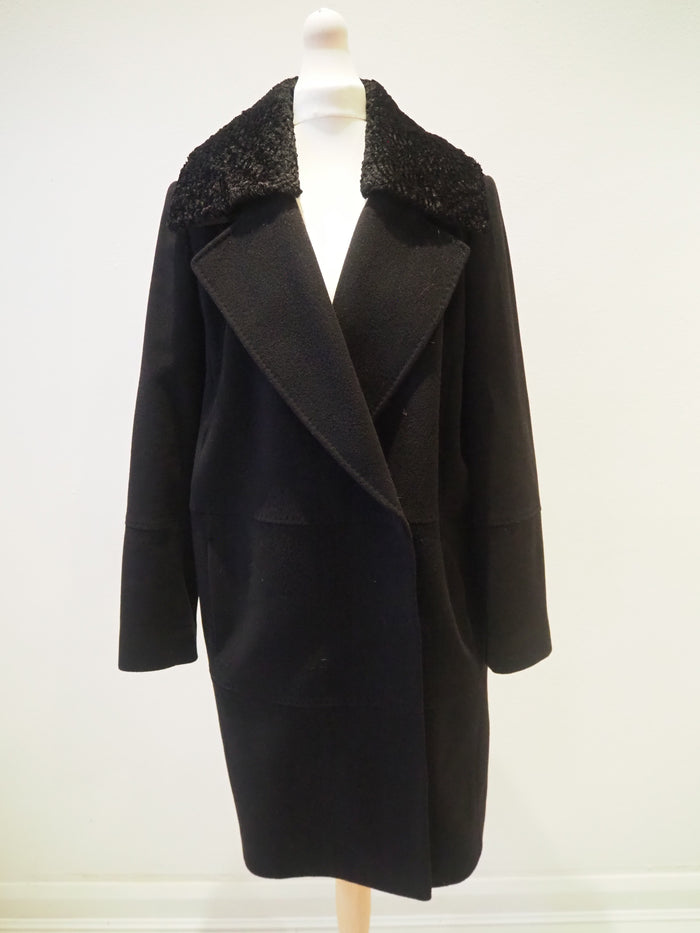 Windsmoor Black Wool/Cashmere Coat L