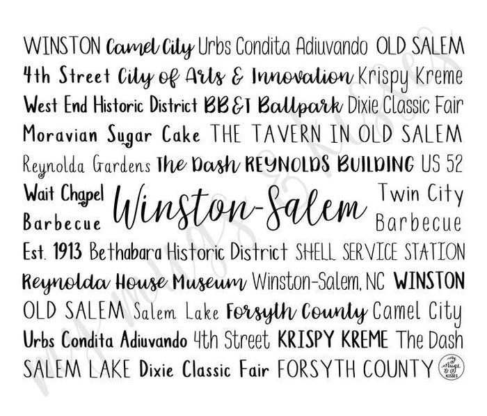 Winston-Salem, NC Travel Mug