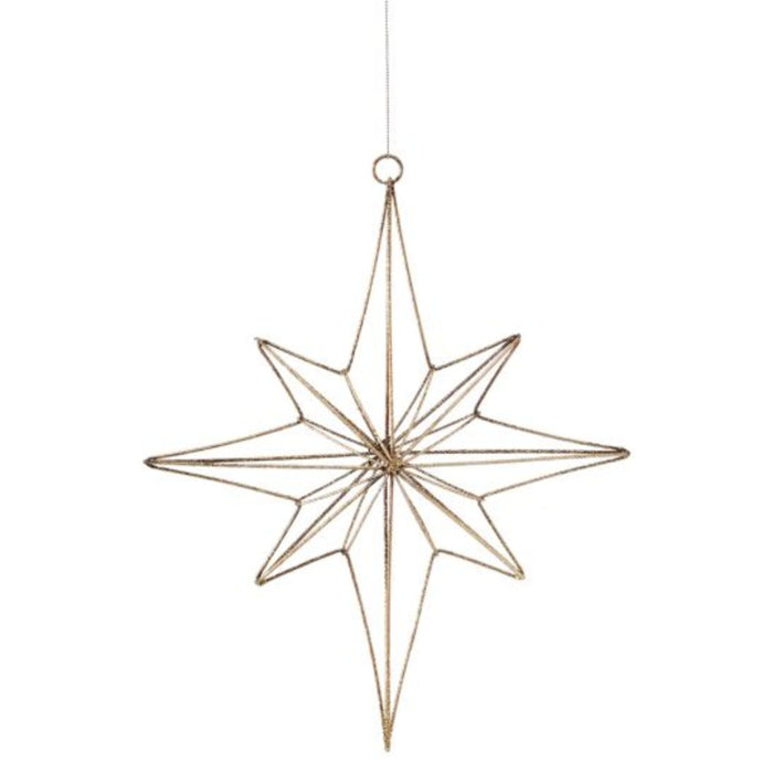 Wire Star of Bethlehem Ornament