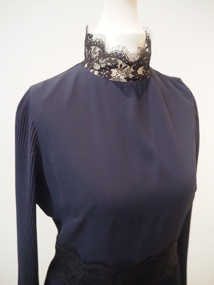 Wolf & Whistle Black/Navy Dress Size 10