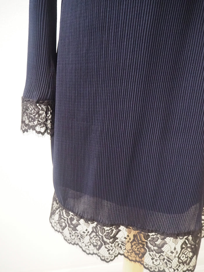 Wolf & Whistle Black/Navy Dress Size 10