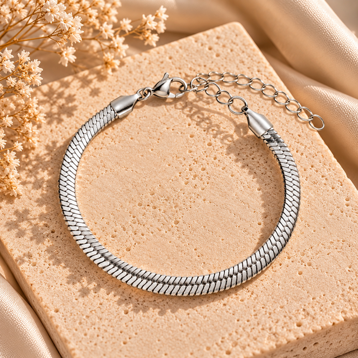 Wolff Jewelry - Kleo Big - armbånd - sølvfarvet