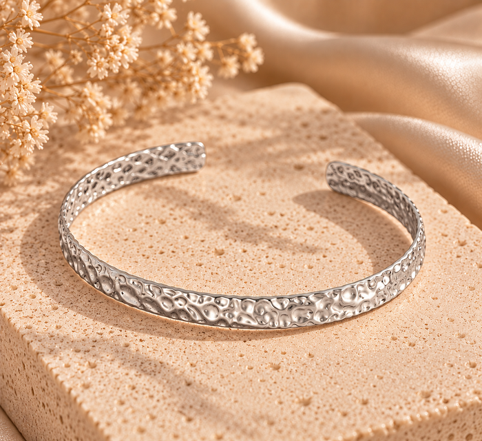 Wolff Jewelry - Rusty armbånd - Sølvfarvet