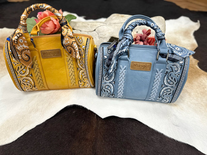 Wrangler Bandana Accent Mini Satchel