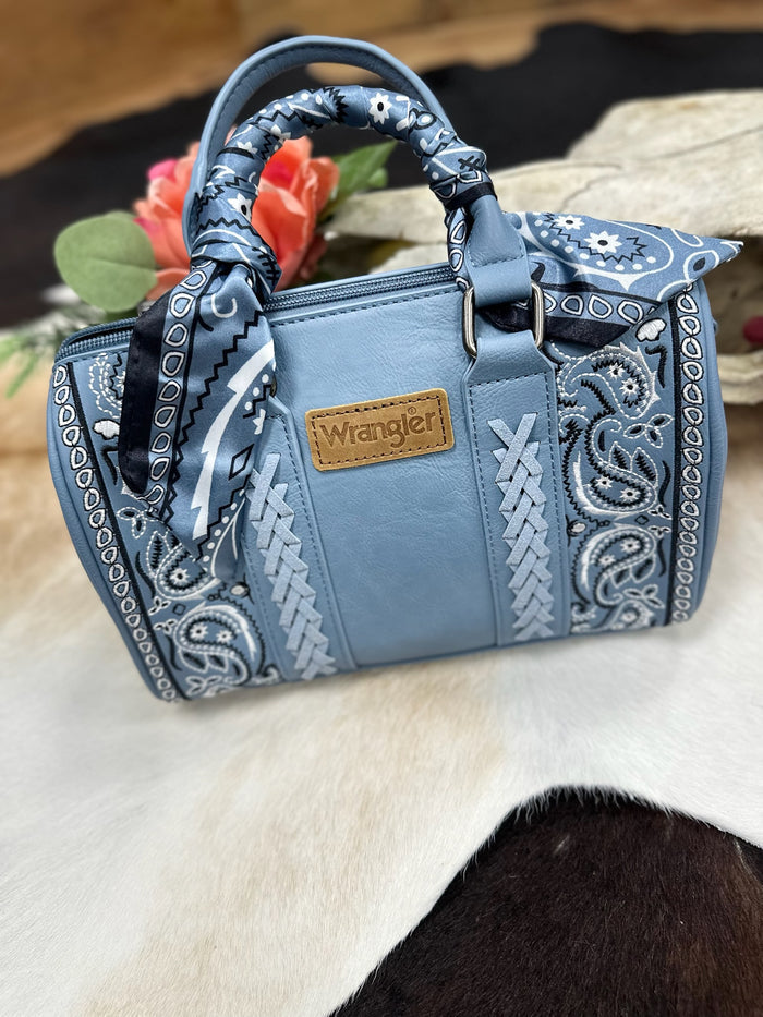 Wrangler Bandana Accent Mini Satchel