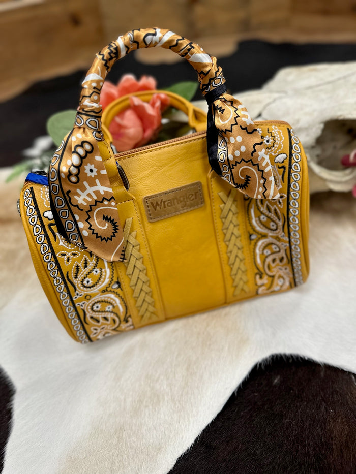 Wrangler Bandana Accent Mini Satchel