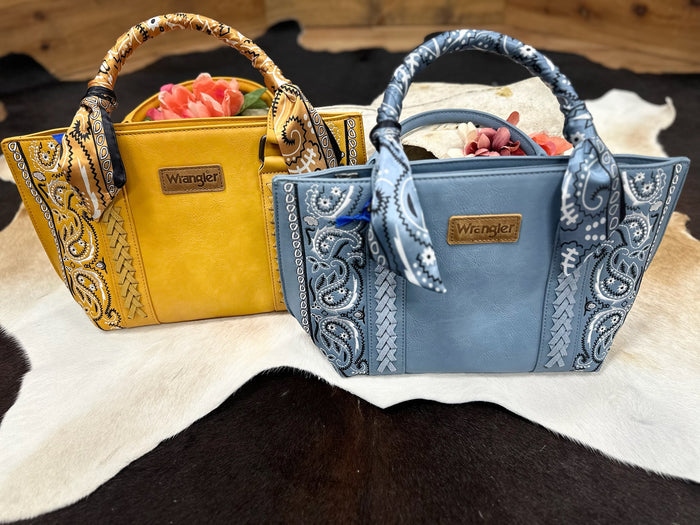 Wrangler Bandana Braided Satchel