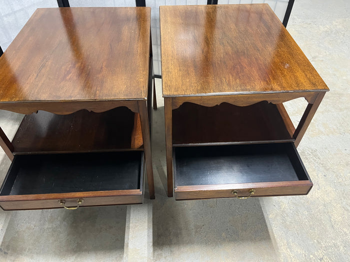Wright Table Co. Pair of End Tables
