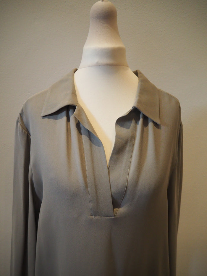 Yaya Khaki Shirt Dress 10