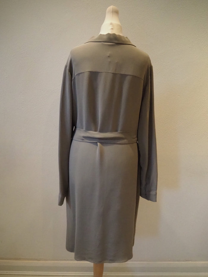 Yaya Khaki Shirt Dress 10