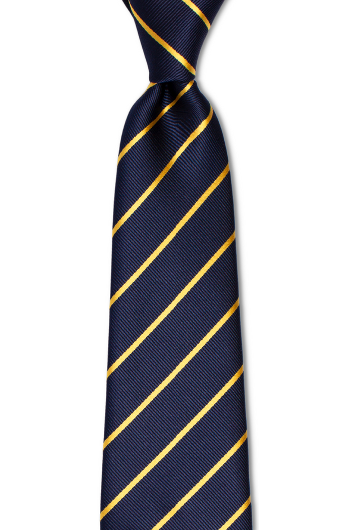 Yellow Streak Traditional Tie