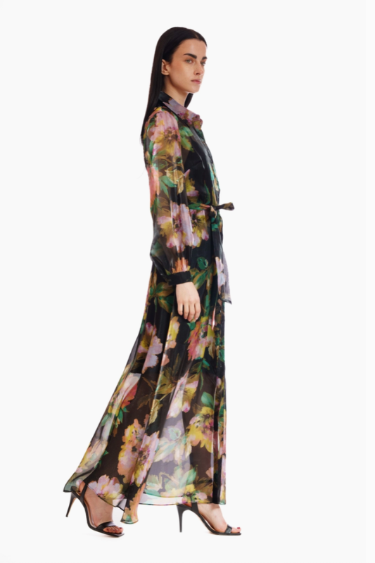 Zinnia Floral Shirtdress