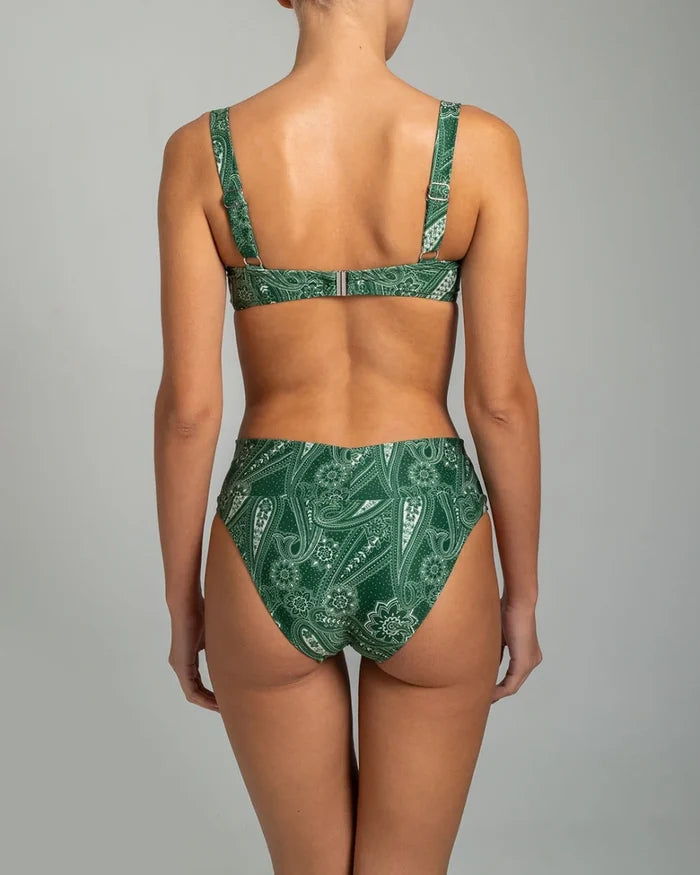 Bikini Stefania Frangista Zoey Cup Bikini Paisley Green Apoella